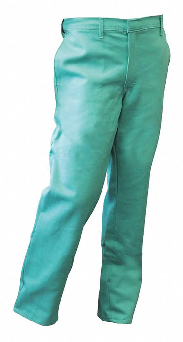 Pants Waist 42 Inseam 32 Green Zipper