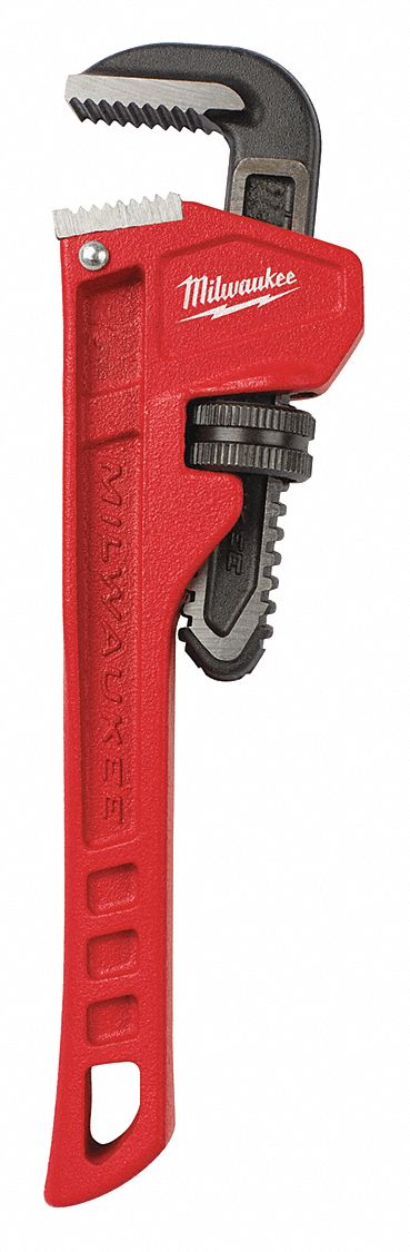 Pipe Wrench Ergonomic Serrated 8 