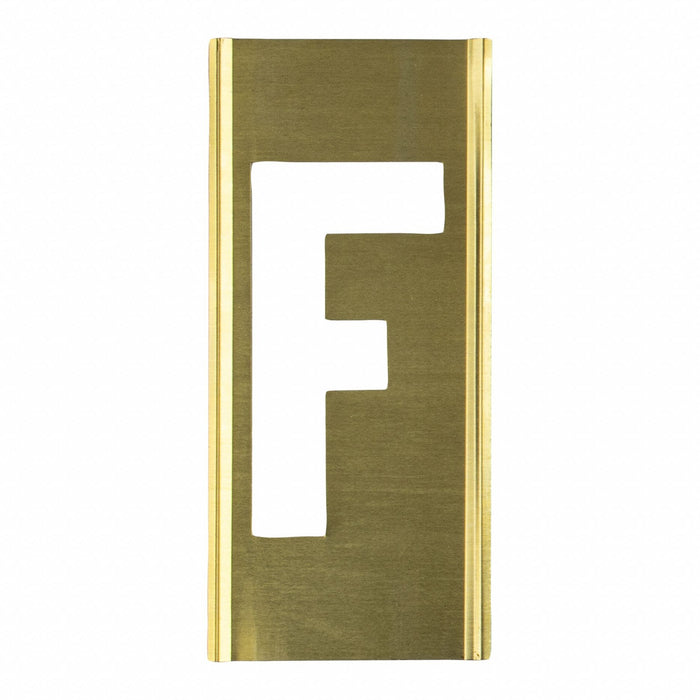 Individual Stencil Letter Brass