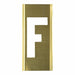 Individual Stencil Letter Brass