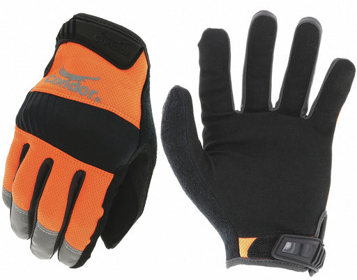 J7285 Mechanics Gloves Orange 9 PR