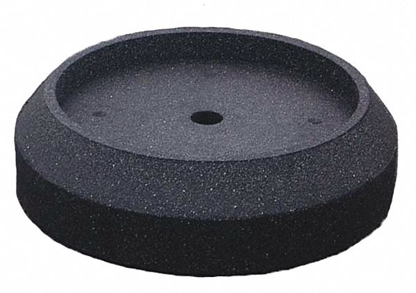 Sign Base Weight Black Rubber 10 in H