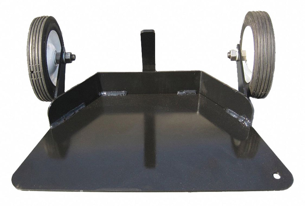 Sign Base Mover Black Steel 10 in H