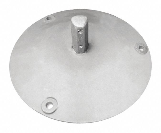 Sign Base Silver Aluminum
