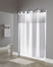 Shower Curtain 77 in L 71 in W White