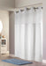 Shower Curtain 74 in L 71 in W White