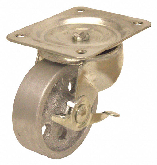 Plate Caster Swivel Iron 4 15/16 H