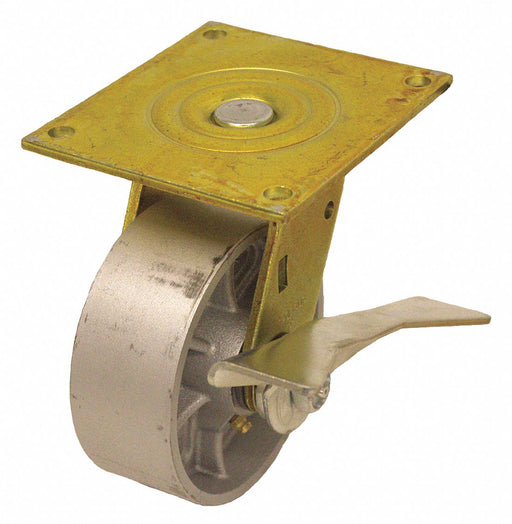 Plate Caster Swivel Iron 6 1/2 H