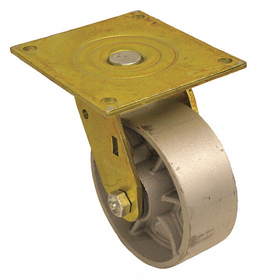 Plate Caster Swivel Iron 6 1/2 H