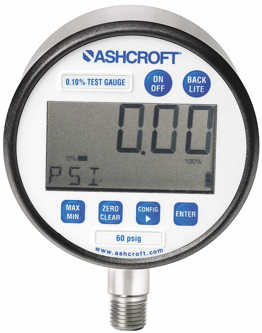 Pressure Gauge 3 Dial Size Silver Case