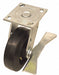 Plate Caster Swivel Rubber 9 1/2 H