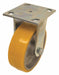 Plate Caster Rigid Polyurethane 6 1/2 H