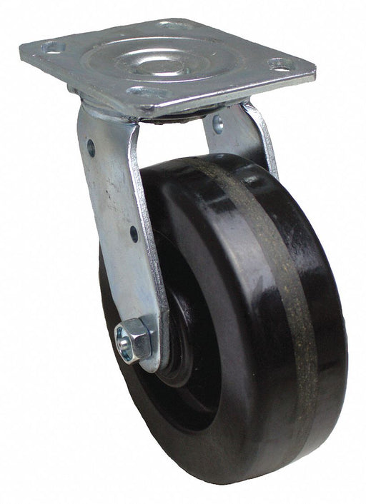 Plate Caster Swivel Phenolic 9 1/2 H