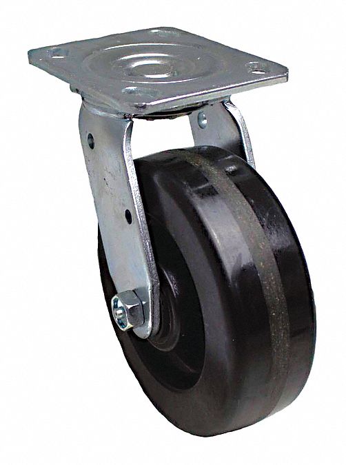 Plate Caster Swivel Phenolic 7 1/2 H