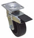 Plate Caster Swivel Rubber 9 1/2 H