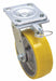 Plate Caster Swivel Polyurethane 9 1/2 H