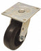 Plate Caster Swivel Rubber 9 1/2 H
