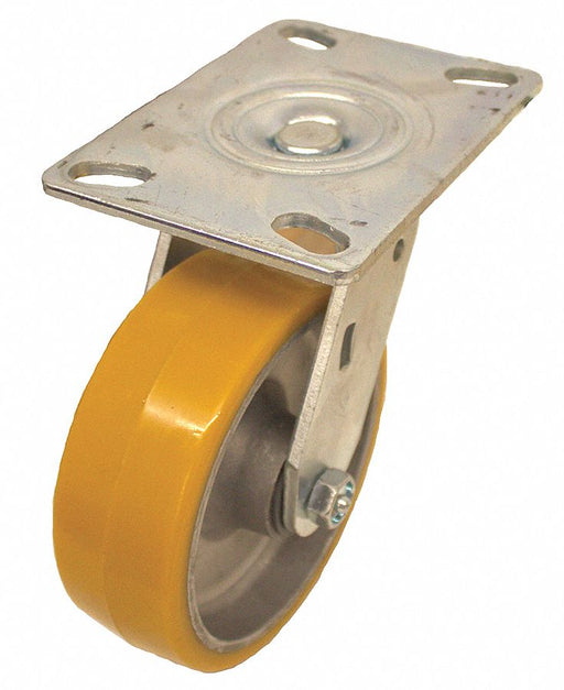 Plate Caster Swivel Polyurethane 9 1/2 H