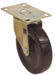 Plate Caster Swivel Rubber 4 13/16 H
