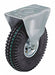 Plate Caster Rigid Rubber 12 1/8 H