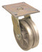Plate Caster Swivel Iron 7 1/2 H
