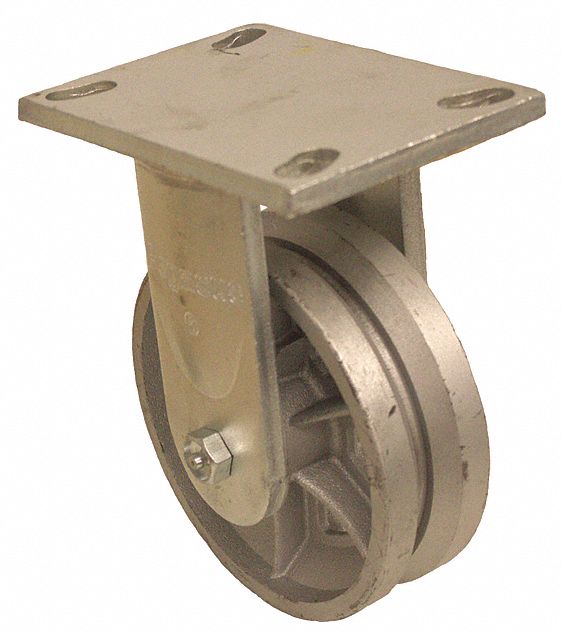 Plate Caster Rigid Iron 10 1/2 H