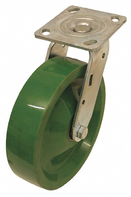 Plate Caster Swivel Polyurethane 9 1/2 H