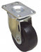 Plate Caster Swivel Rubber 6 3/16 H