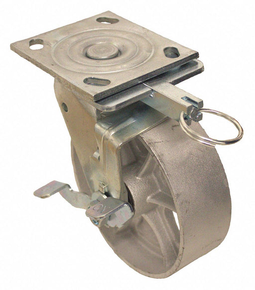 Plate Caster Swivel Iron 5 5/8 H