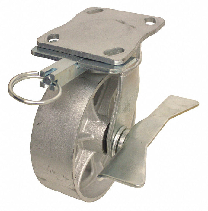Plate Caster Swivel Iron 9 1/2 H