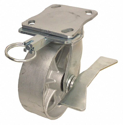 Plate Caster Swivel Iron 7 1/2 H