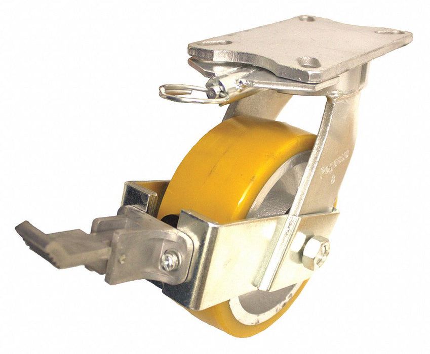 PlateCaster Swivel Polyurethane 15 1/2 H