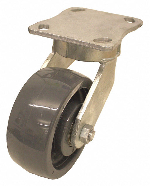 Plate Caster Swivel Nylon 5 5/8 H