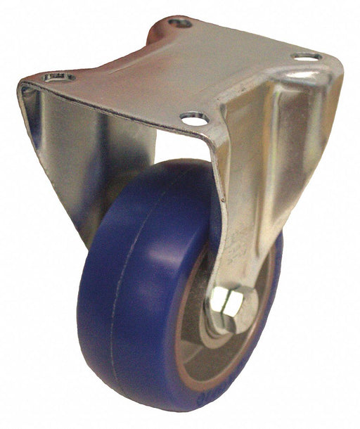 Plate Caster Rigid Polyurethane 5 1/8 H