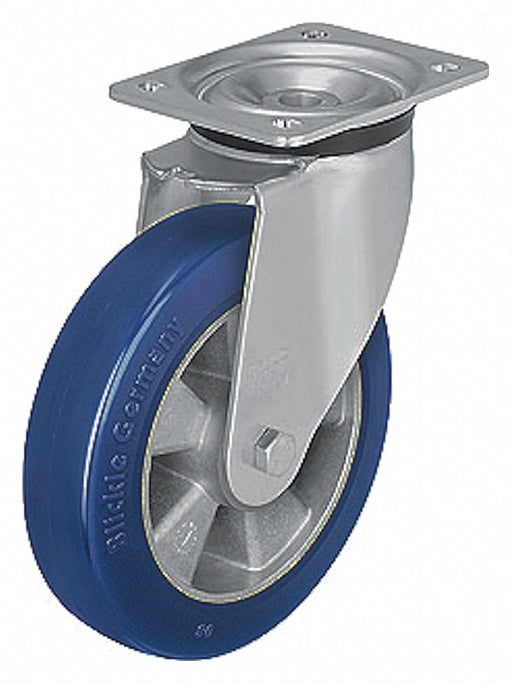 Plate Caster Swivel Polyurethane 6 1/8 H
