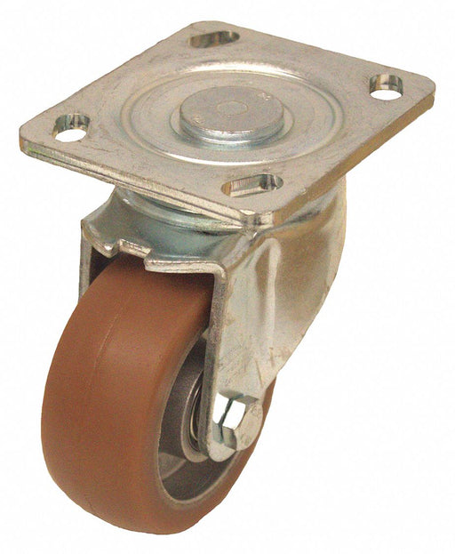 Plate Caster Swivel Polyurethane 5 1/2 H