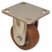 Plate Caster Rigid Polyurethane 6 1/2 H