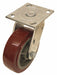 Plate Caster Swivel Polyurethane 6 1/2 H