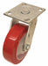Plate Caster Swivel Polyurethane 6 1/2 H
