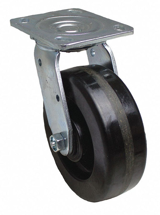 Plate Caster Swivel Phenolic 6 1/2 H