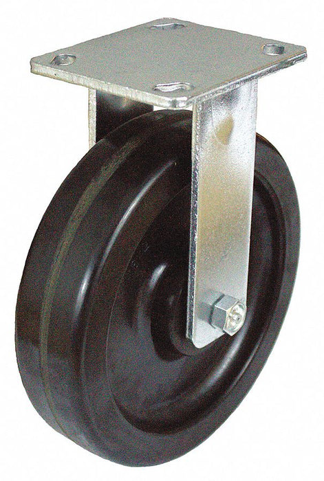 Plate Caster Rigid Phenolic 9 1/2 H