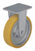 Plate Caster Rigid Polyurethane 9 5/8 H