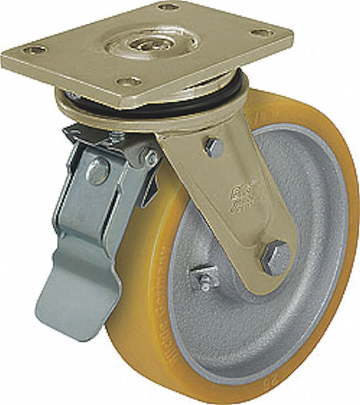 Plate Caster Swivel Polyurethane 14 H