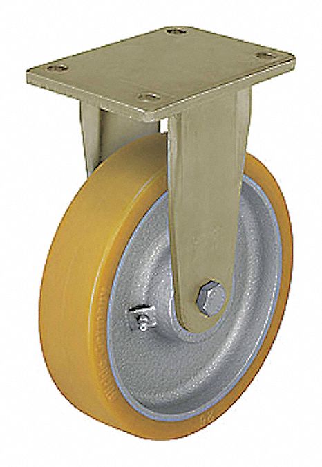 Plate Caster Rigid Polyurethane 14 H