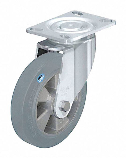Plate Caster Swivel Rubber 9 5/8 H