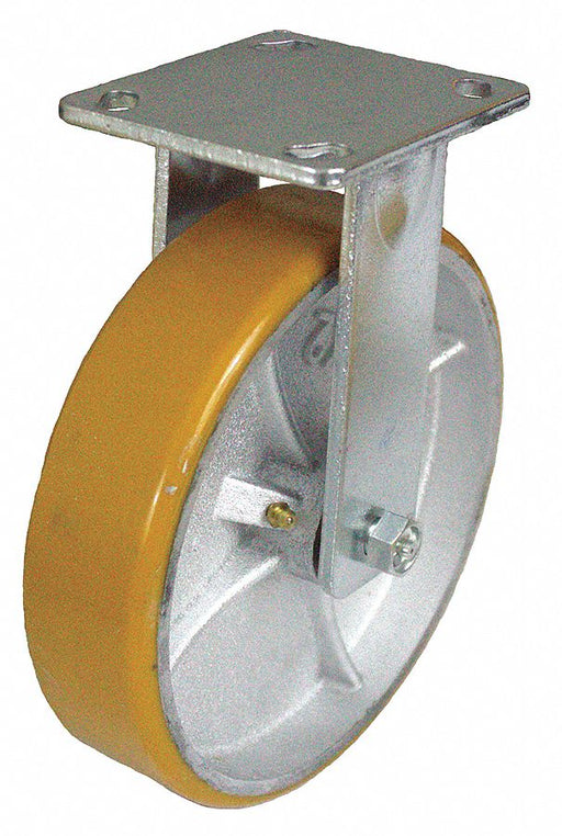 Plate Caster Rigid Polyurethane 5 5/8 H