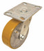 Plate Caster Swivel Polyurethane 7 1/2 H