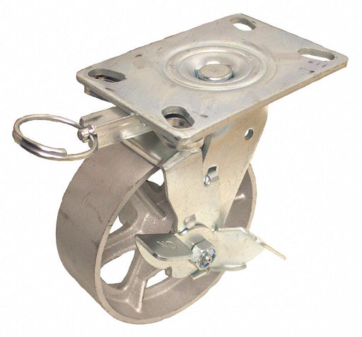 Plate Caster Swivel Iron 5 5/8 H