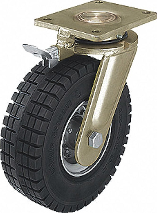 Plate Caster Swivel Rubber 18 5/8 H