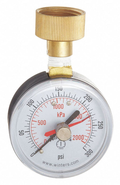 Pressure Gauge 2-1/2 Nominal Dial Size